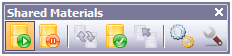 Shared Materials toolbar