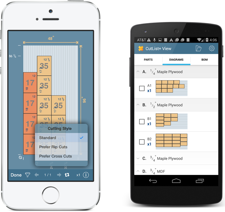 optimize plywood cutting